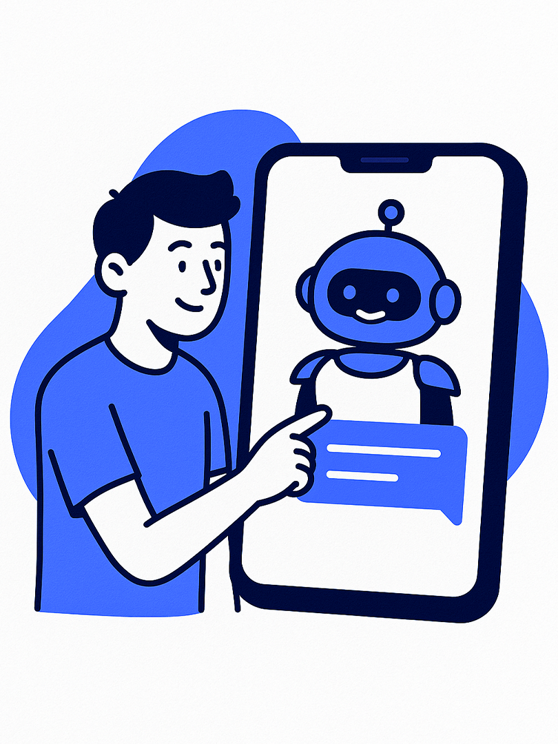 Bot akan terangkan cara sistem berfungsi dan beri panduan langkah demi langkah.